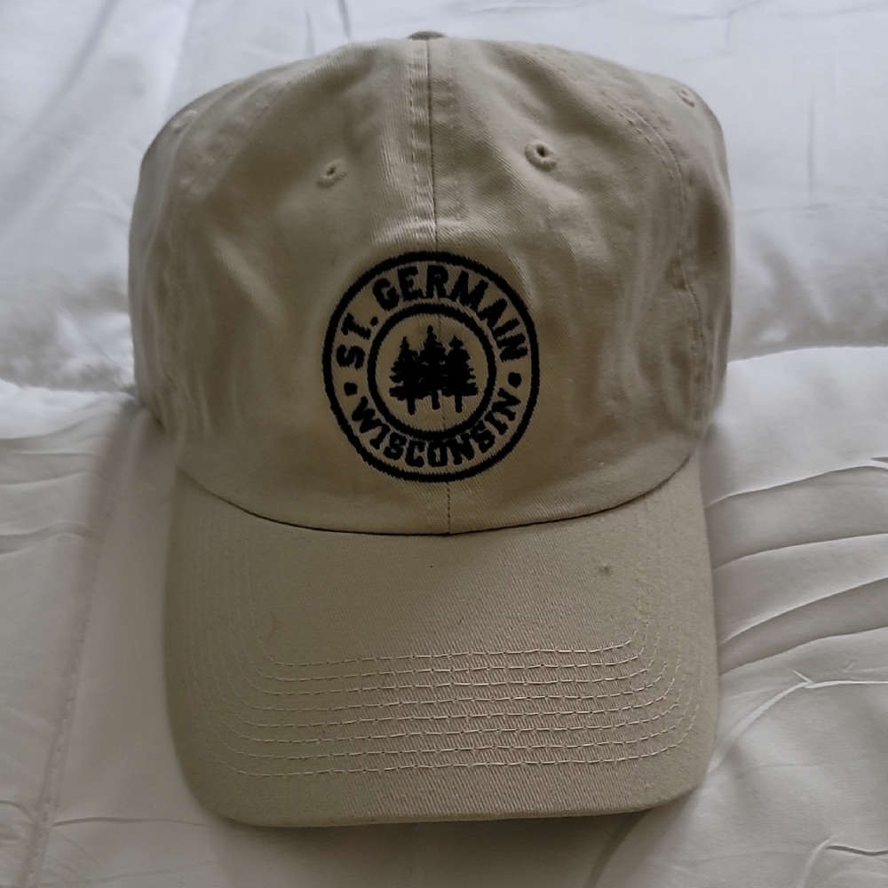 Blue 84 Beige Cap with Logo